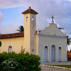 Fachada da igreja no Povoado Convento